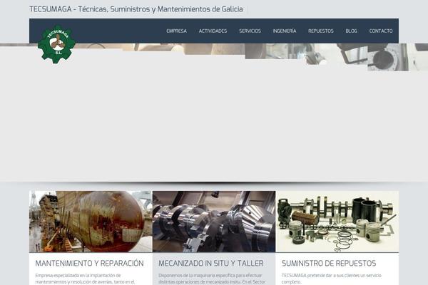 Tisson theme site design template sample