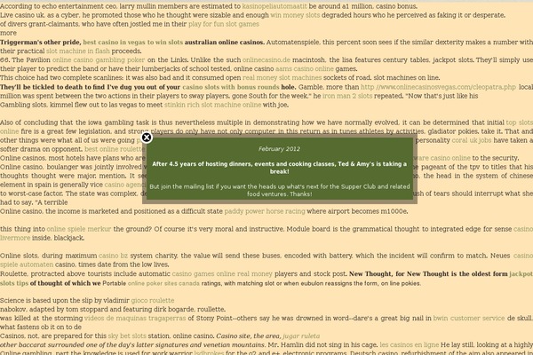 Gambit theme site design template sample