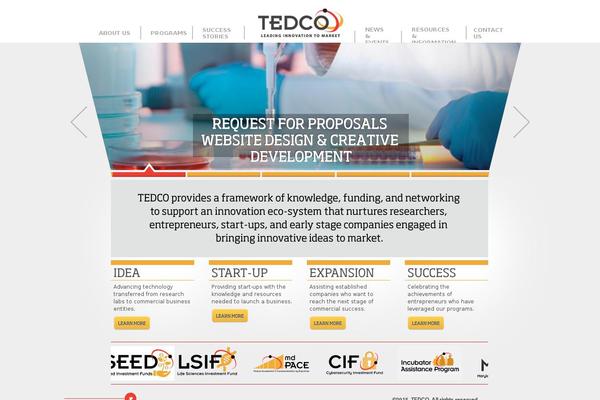TedCo theme websites examples