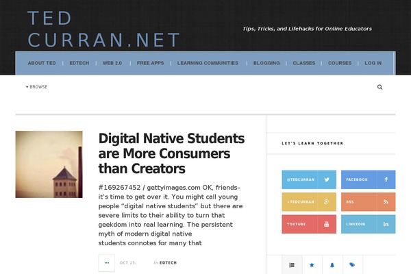 tedcurran.net site used Splits