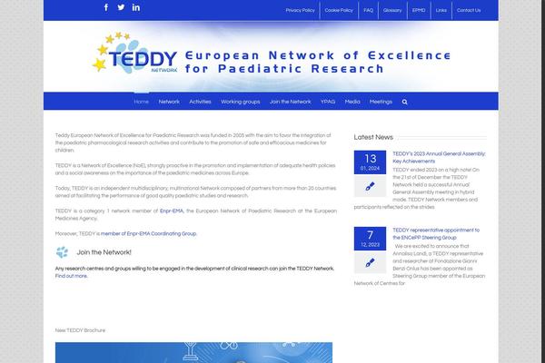 Site using TablePress plugin