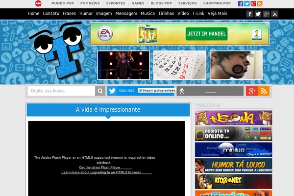 Site using Zombify plugin