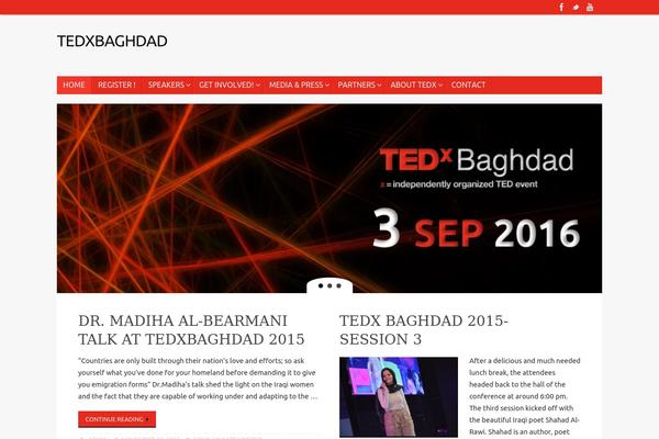 tedxbaghdad.com site used Lauriel