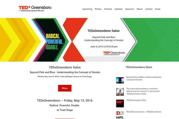 KadenceWP theme site design template sample