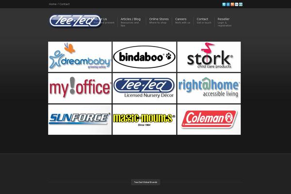 Corona theme site design template sample