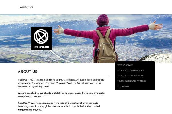Surreal theme site design template sample