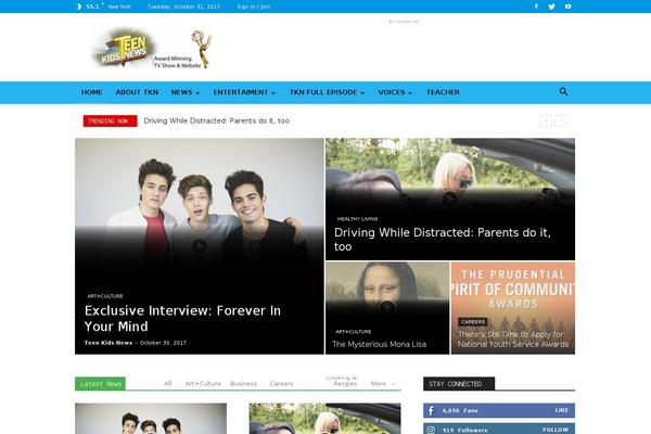 Vlog theme site design template sample