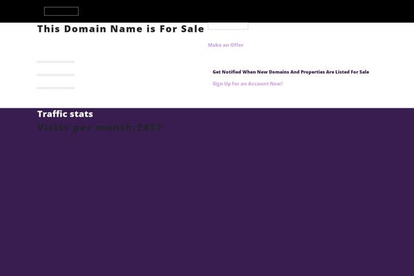 Broker theme site design template sample
