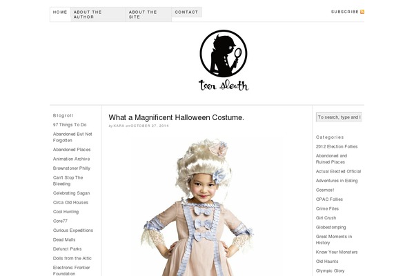 Thesis 1.7 theme site design template sample