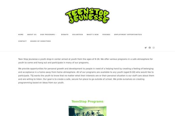 Site using Vina-text-widget plugin
