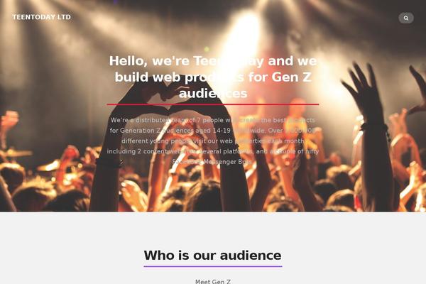 Anymag theme site design template sample