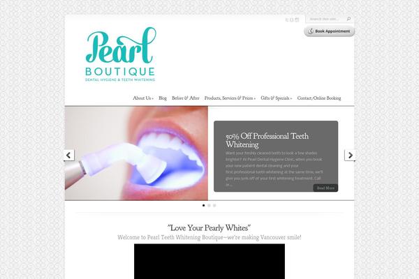 Pearl theme site design template sample