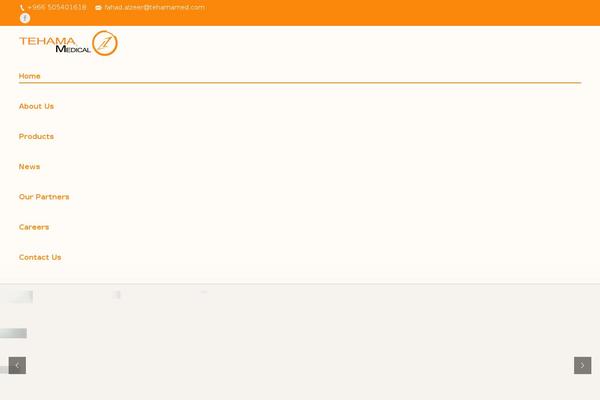 The7 Child theme site design template sample