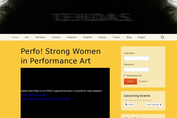Site using Wd-youtube plugin