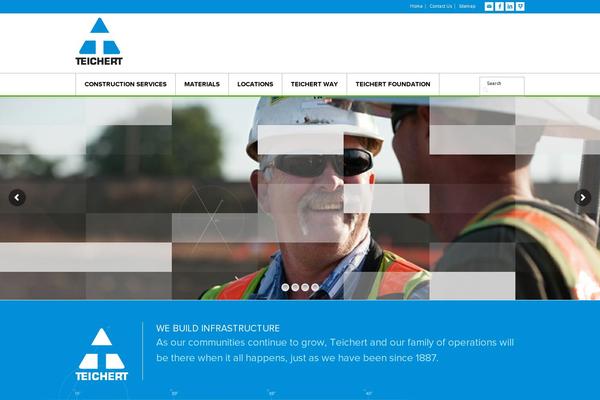 teichert.com site used RT-Theme 18 Child
