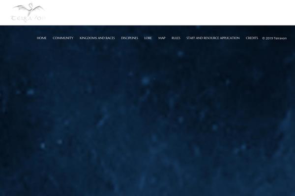 Eldritch theme site design template sample