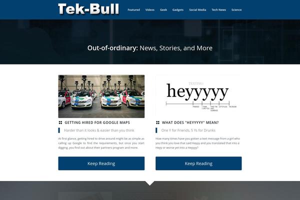 Site using Meks ThemeForest Smart Widget plugin