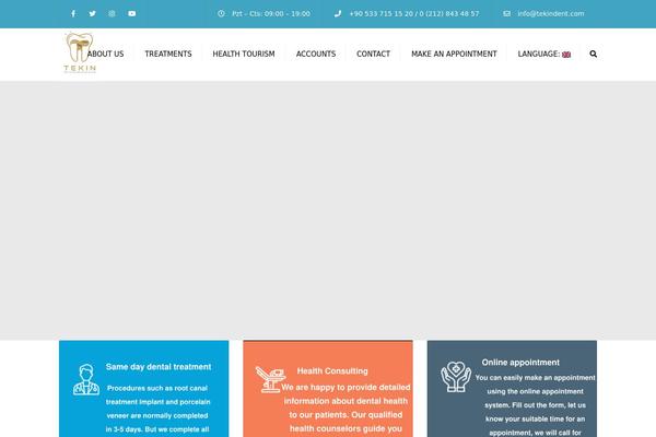 Constructo theme site design template sample