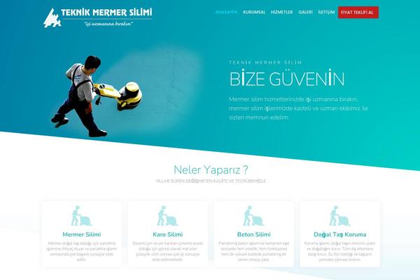 Avas theme site design template sample