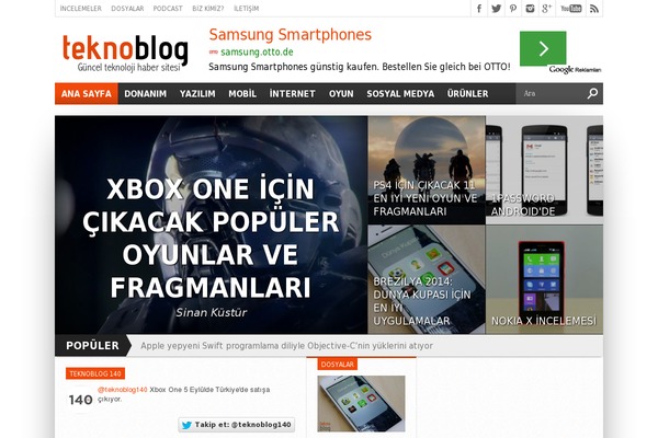 Newspaper theme site design template sample