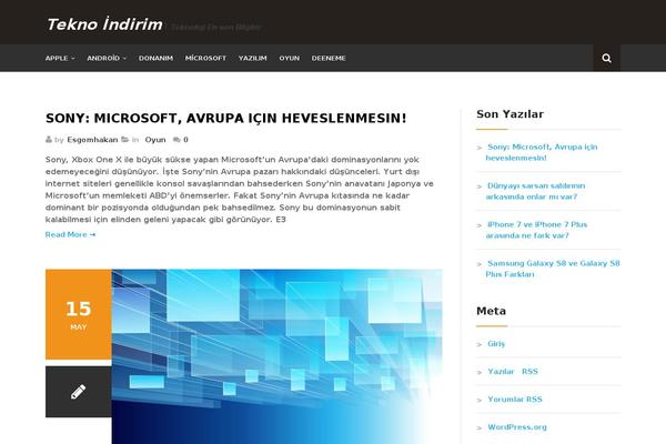 Islemag theme site design template sample