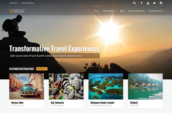 Site using Tweet Blender plugin