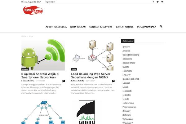 Site using Heateor Social Comments plugin