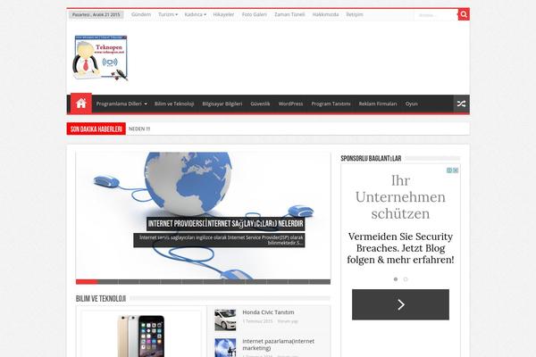 Dynamico theme site design template sample