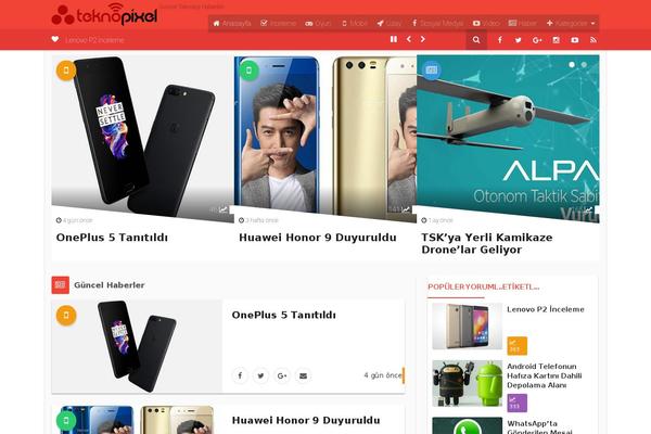 teknopixel.com site used Themobilev3