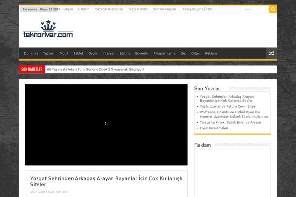 Doruk theme site design template sample