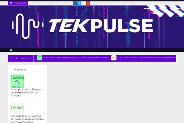 Newses theme site design template sample