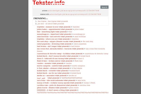 Publish theme site design template sample