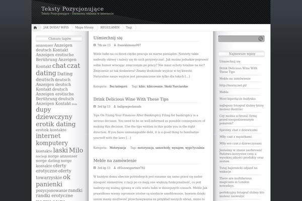 Cyberfolks theme site design template sample