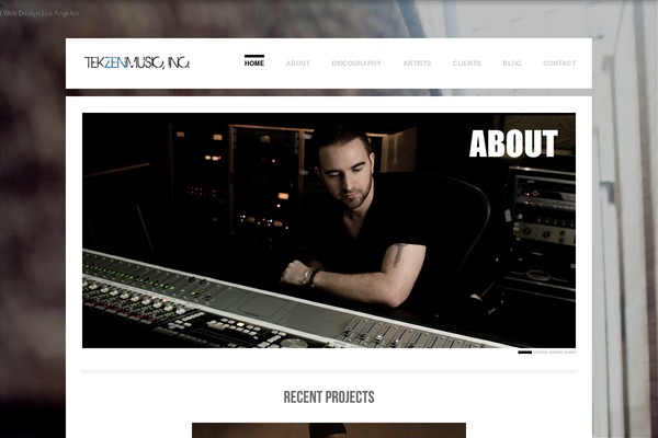 tekzenmusic.com site used Vex-child