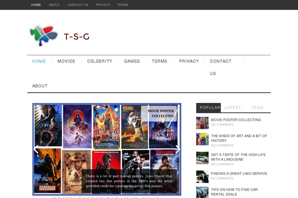 Patus theme site design template sample