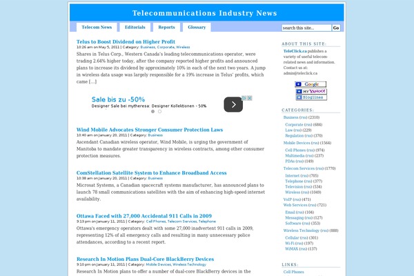 Site using FEEDZY RSS Feeds plugin