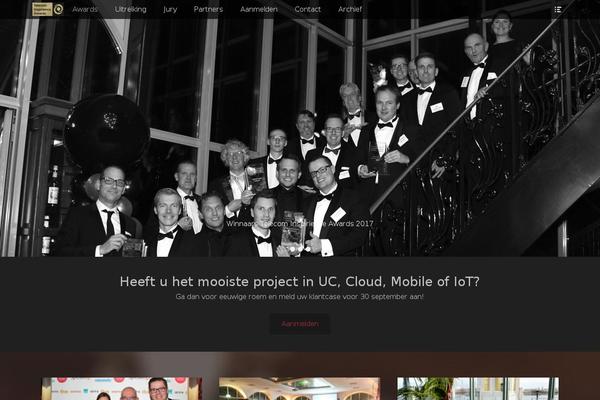 Site using BNS Corner Logo plugin