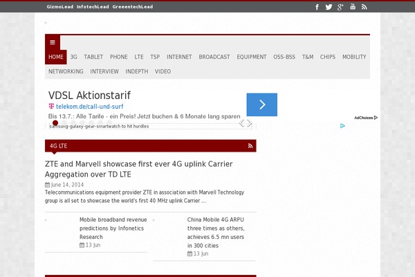 Newspaper theme site design template sample