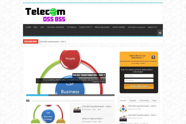 Sahifa theme site design template sample