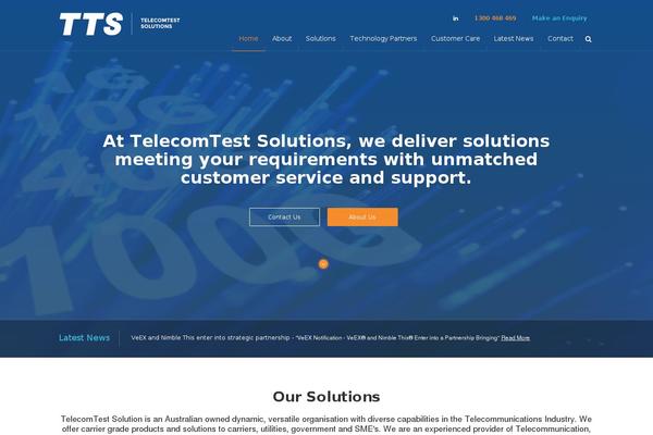 TTS theme site design template sample