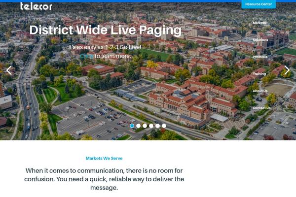 telecor.com site used Wlion
