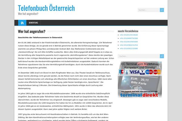 HappenStance theme site design template sample