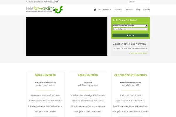teleforwarding theme websites examples