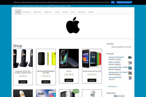 telemaniaroma.it site used Singleapp