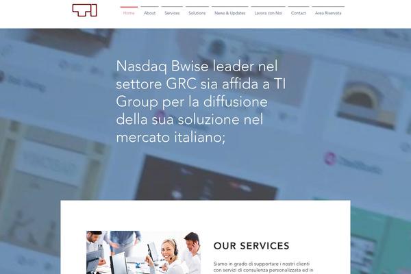 The7 Child theme site design template sample