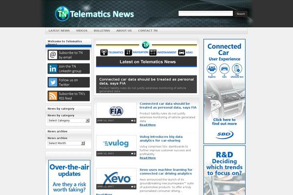 Site using Td-newsletter plugin