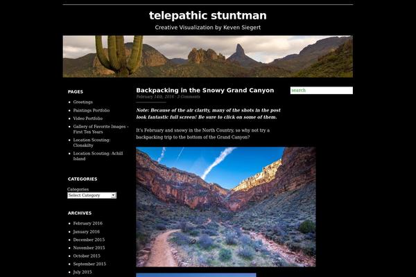 Traveler theme site design template sample