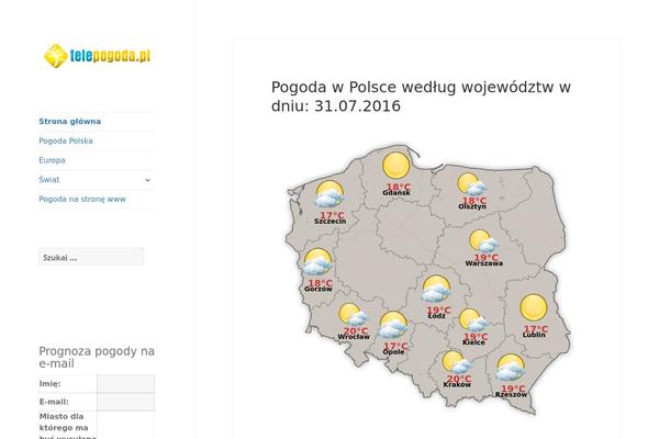 telepogoda.pl site used Orion-child