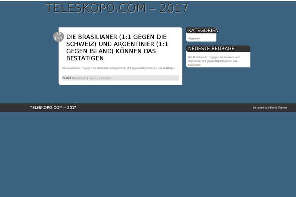 teleskopo.com site used Secluded