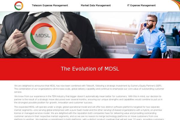 The7 theme site design template sample